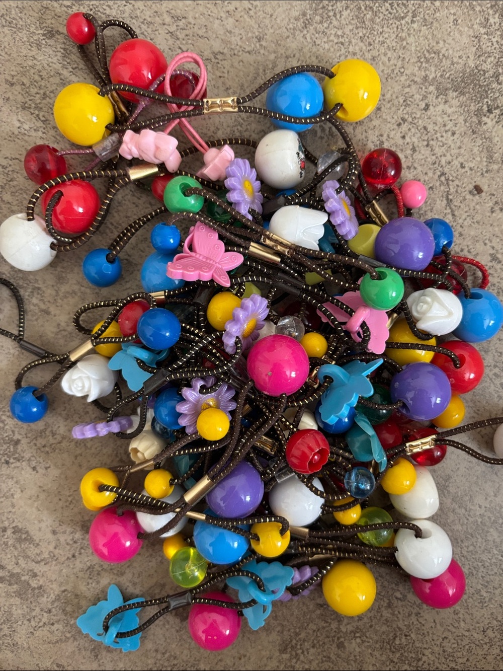Bundle of vintage Knocker Hair Ties